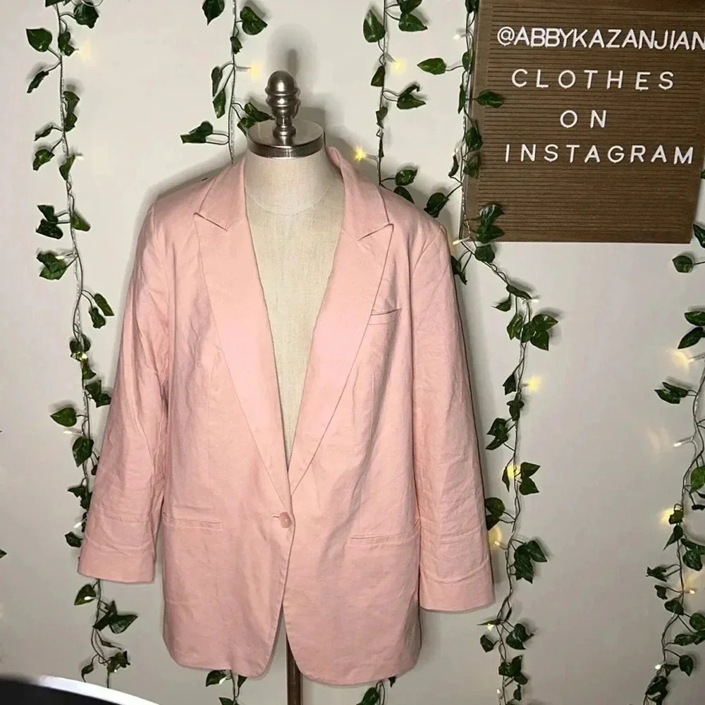 Baby Pink Express Blazer Jacket